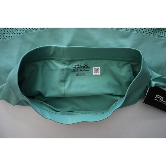 RLX Ralph Lauren Women's Sz XS Green Eyelet Tennis Pickleball Golf Skort - Picture 4 of 13
